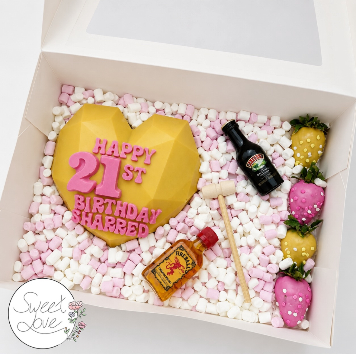 21st birthday gift box